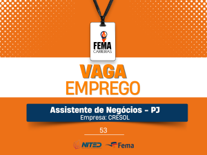 Assistente de Negócios PJ – Cresol